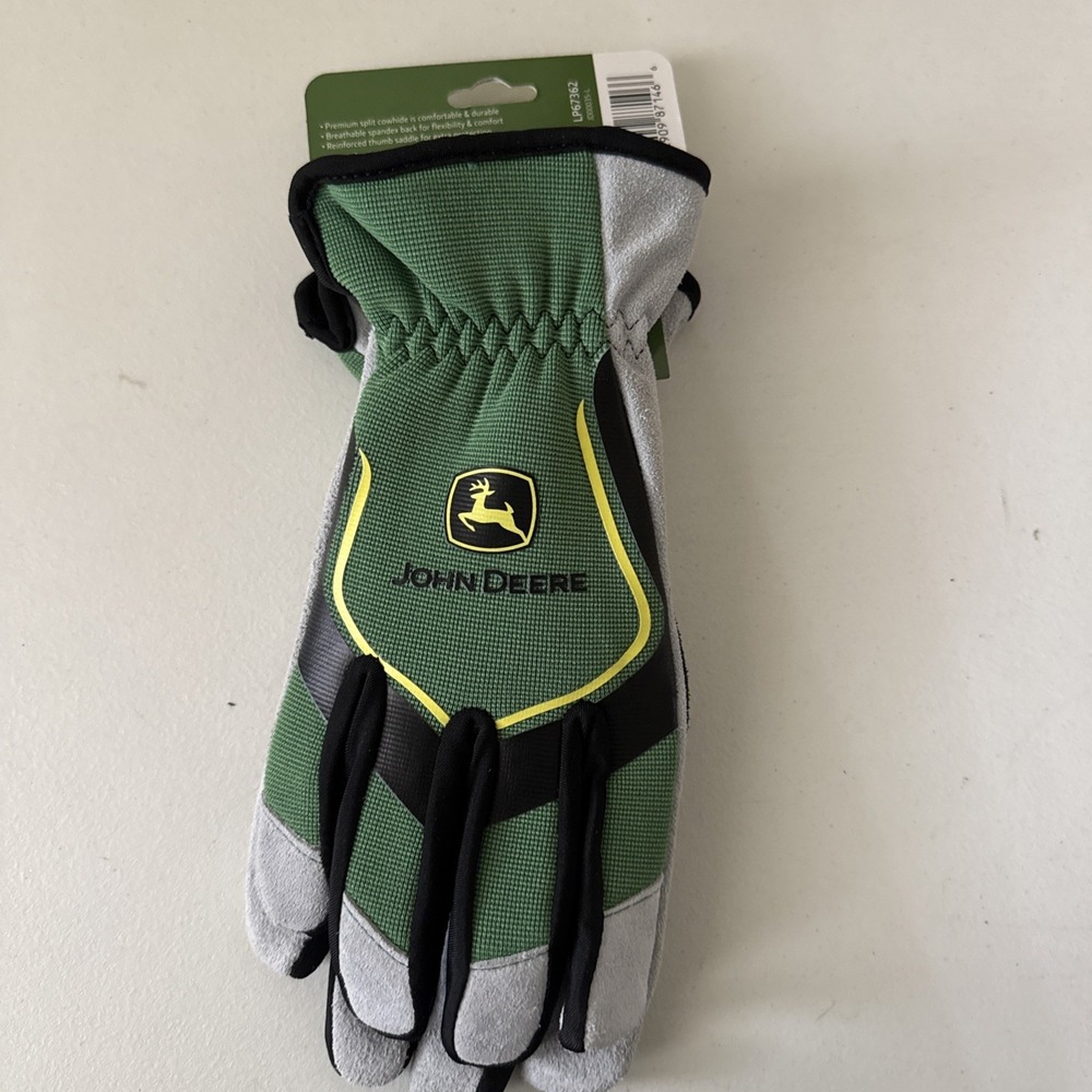 John Deere All Purpose Utility Gloves Large Lp67362 Reinforce